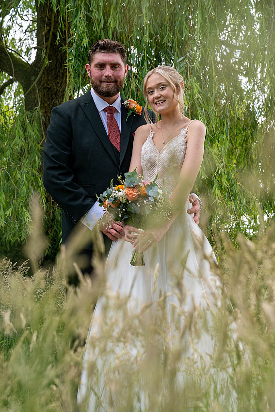 Lucy and Maison at Lychett Minster Parish Church and Bulbury Golf Club
