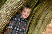 Location photography of a young boy