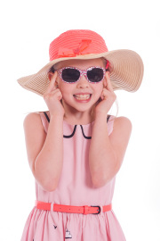 Pretty girl posing for her photoraphic portrait
