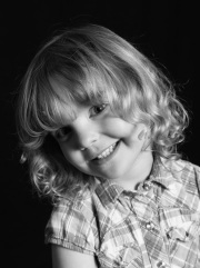 Photograph of a happy smily child