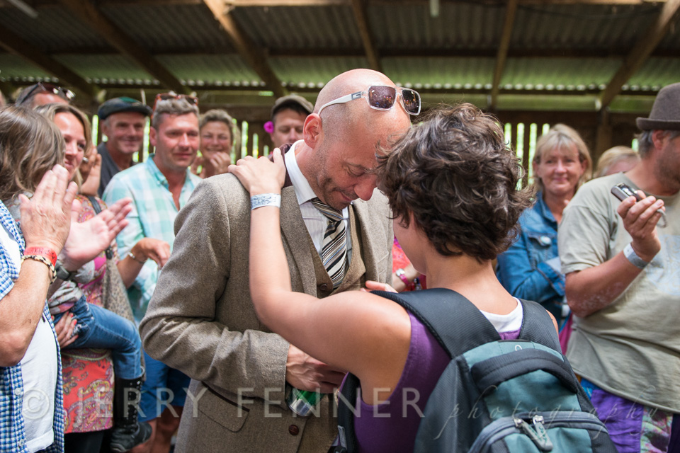 Marriage proposal during Purbeck Folk Festival